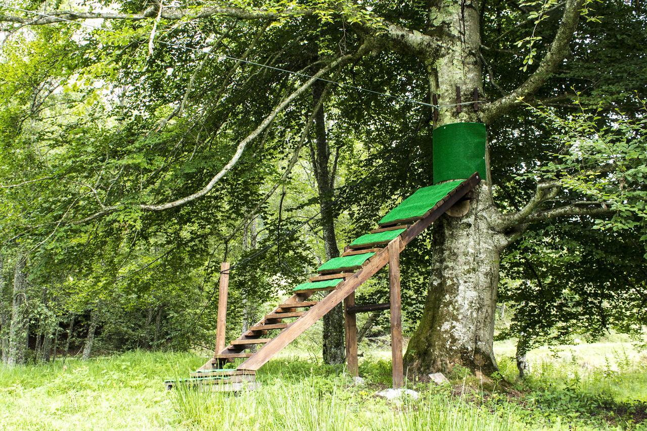 Cabana Barlogul Lupilor Villa Berevoesti Kültér fotó